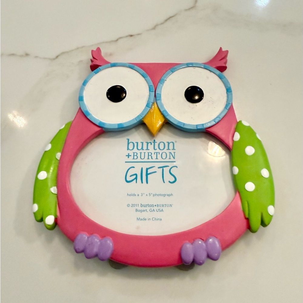 Burton + Burton Owl Small Picture Frame